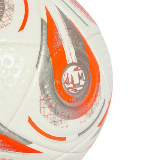 Футболни топки Adidas Euros 2025™ Pro Ball Adults White/Silver Adidas Euros 2025™ Pro Ball Adults White/Silver Футболни топки