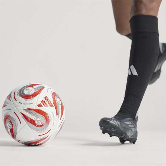 Футболни топки Adidas Euros 2025™ Pro Ball Adults White/Silver Adidas Euros 2025™ Pro Ball Adults White/Silver Футболни топки