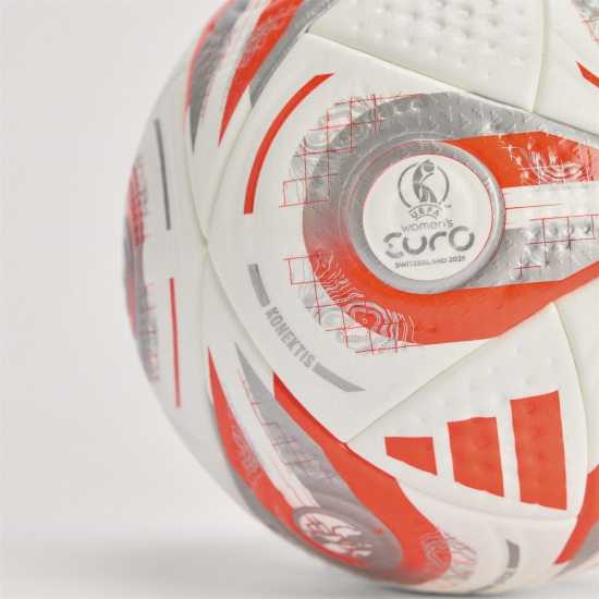 Футболни топки Adidas Euros 2025™ Pro Ball Adults White/Silver Adidas Euros 2025™ Pro Ball Adults White/Silver Футболни топки