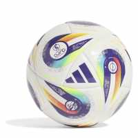 Adidas Euros 2025 ™ Mini Ball Adults White/Purple Футболни топки