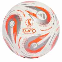 Adidas Euros 2025 ™ Mini Ball Adults White/Silver Футболни топки