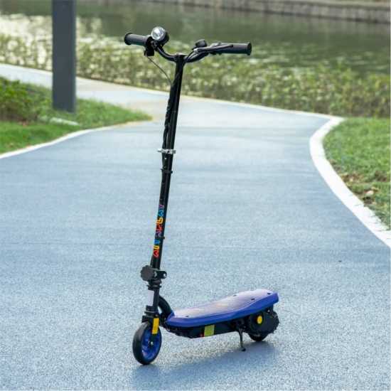 Homcom Foldable Electric Scooter Ages 7-14 Blue Скутери