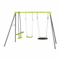 3-In-1 Metal Swing Set