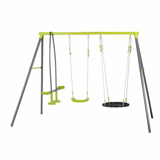3-In-1 Metal Swing Set