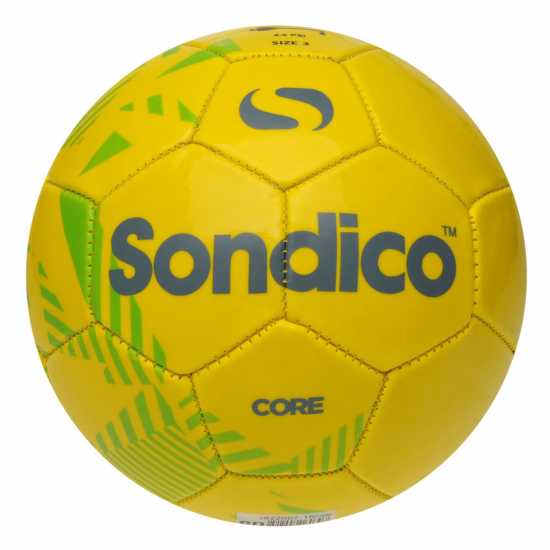 Sondico Футболна Топка Core Xt Football Green/Yellow Футболни топки