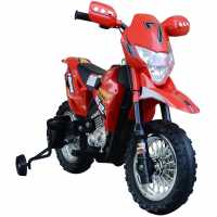 Homcom Red Ride On 4-Wheel 6V Electric Motorbike