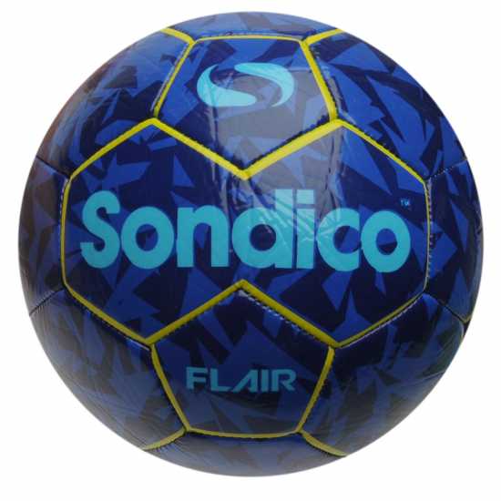 Sondico Футболна Топка Flair Football Navy/Cyan Футболни топки
