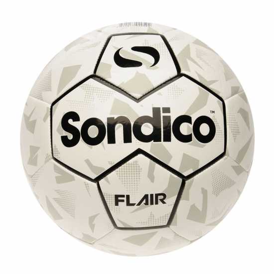Sondico Футболна Топка Flair Football White/Black Футболни топки