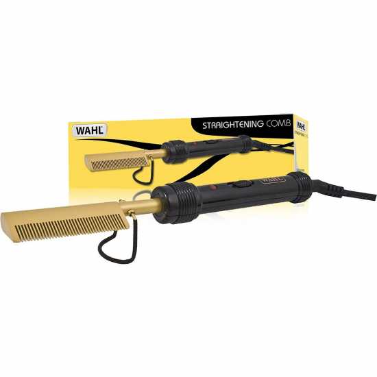 Wahl Mains Operated Afro Straightening Comb - Gold  Аксесоари за коса