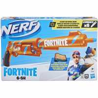 Nerf Fortnite 6-Sh Blaster With 6 Elite Darts  Подаръци и играчки