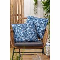 Outdoor Kaleidoscope Blue Pr Scatter Cushions