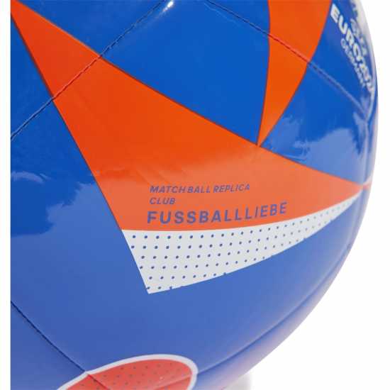 Adidas Club Football Euro 2024 Blue/Red Футболни топки