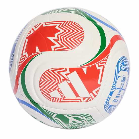 Adidas Футболна Топка Glider Football Бяло/Червено 