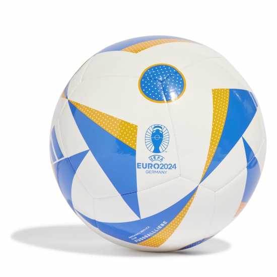 Adidas Club Football Euro 2024 White/Blue Футболни топки