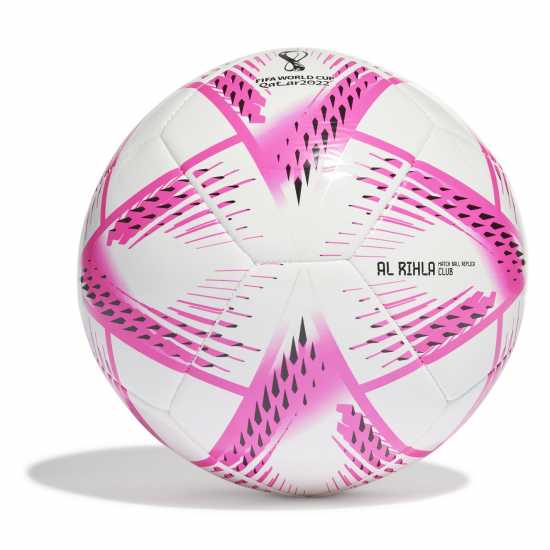 Adidas Club Football World Cup 2022 White/Pink Футболни топки