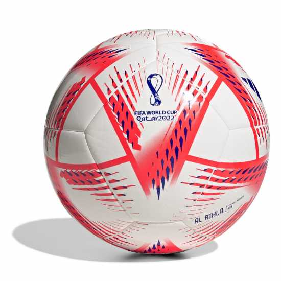 Adidas Club Football World Cup 2022 White/Red Футболни топки