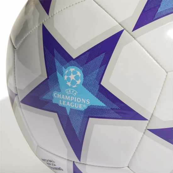 Adidas Club Football UCL 2021-22 White/Blue Футболни топки