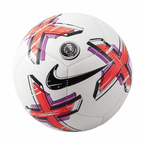 Nike Premier League Mini Football 2023 2024 White/Crimson Футболни топки