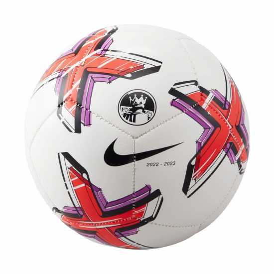 Nike Premier League Mini Football 2023 2024 White/Crimson Футболни топки