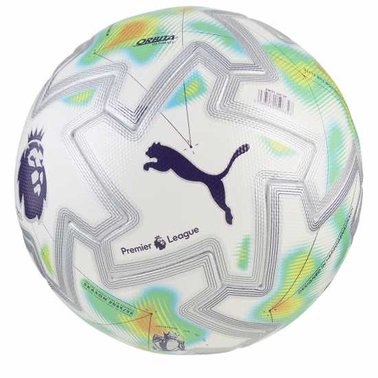 Puma Orbita Ultimate Premier League Football 2025 2026 White/Green 