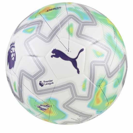 Puma Orbita Match Premier League Football 25/26 White/Green 