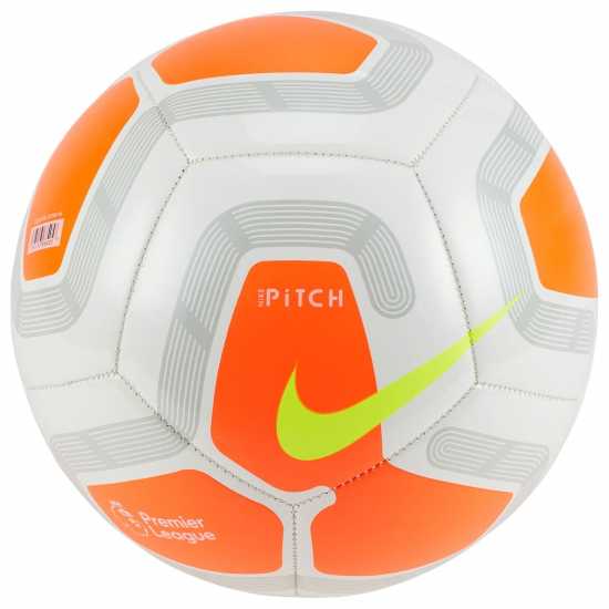 Nike Футболна Топка Premier League Pitch Football White - Футболни топки