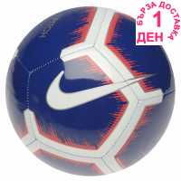 Nike Футболна Топка Pitch Premier League Football Royal/White Футболни топки