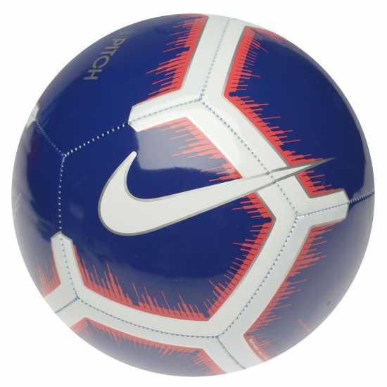 Nike Футболна Топка Pitch Premier League Football Royal/White - Футболни топки