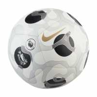 Nike Футболна Топка Premier League Pitch Football White/Silver Футболни топки