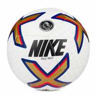 Nike Футболна Топка Premier League Pitch Football White/Gold Футболни топки