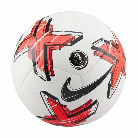 Nike Футболна Топка Premier League Pitch Football EPL 2022-23 White/Crimson - Футболни топки
