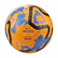 Nike Футболна Топка Premier League Pitch Football EPL 2023-24 синьо / оранжево Футболни топки