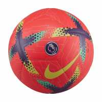 Nike Футболна Топка Premier League Pitch Football Red/Purple Футболни топки