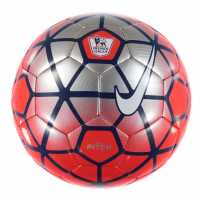 Nike Футболна Топка Pitch Premier League Football Red/Silver Футболни топки