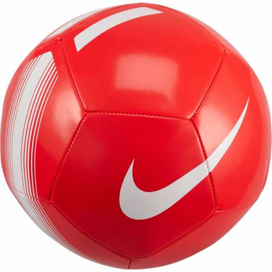 Nike Футболна Топка Premier League Pitch Football Bright Crimson Футболни топки