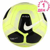 Nike Футболна Топка Premier League Pitch Football VOLT/BLACK/GREY/WHITE Футболни топки