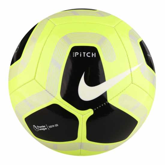 Nike Футболна Топка Premier League Pitch Football VOLT/BLACK/GREY/WHITE Футболни топки