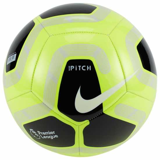 Nike Футболна Топка Premier League Pitch Football VOLT/BLACK/GREY/WHITE Футболни топки