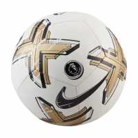 Nike Футболна Топка Premier League Pitch Football EPL 2022-23 White/Gold Футболни топки