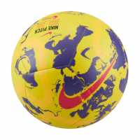 Nike Футболна Топка Premier League Pitch Football EPL 2023-24 Yellow/Purple Футболни топки