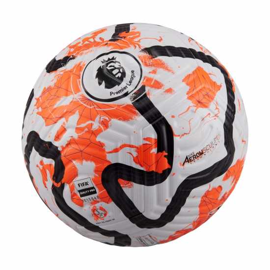 Nike Premier League Pro Flight Football EPL 2023-24 White/Orange Футболни топки