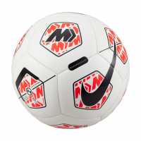 Nike Футболна Топка Pitch Football White/Crimson Футболни топки