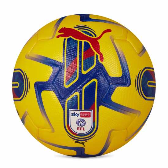 Puma Orbita 1 Efl Football 2023-24 Yellow/Blue Футболни топки