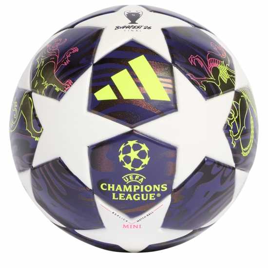 Adidas Uefa Champions League Mini Football 2025 2026 Purple/White Adidas Uefa Champions League Mini Football 2025 2026 Purple/White