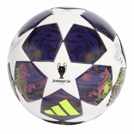 Adidas Uefa Champions League Mini Football 2025 2026 Purple/White Adidas Uefa Champions League Mini Football 2025 2026 Purple/White
