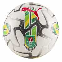 Puma Orbita 1 Carabao Cup Football 2023-24 White/Green Футболни топки