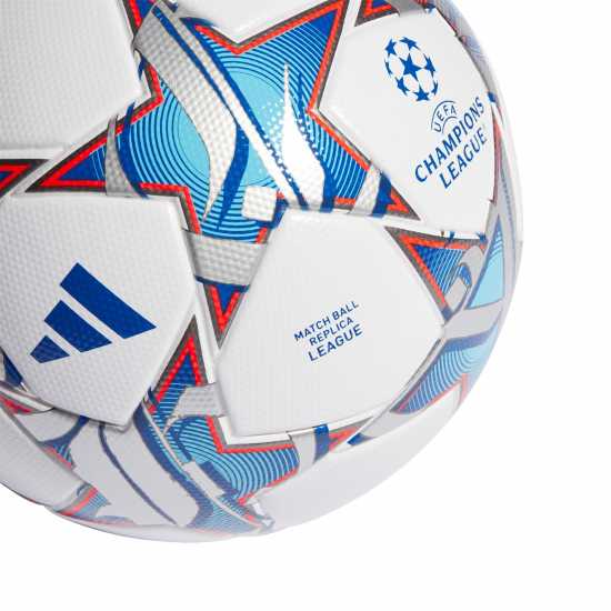 Adidas Champions League League Football 2023-2024 UCL 2023-24 White/Silver Футболни топки