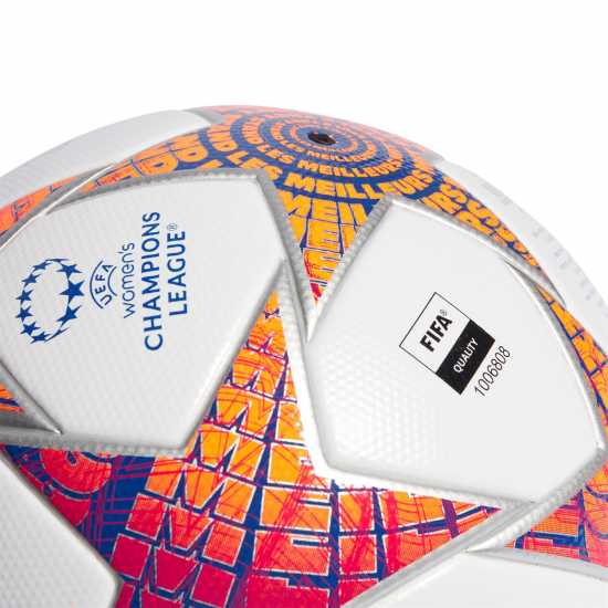 Adidas Champions League League Football 2023-2024 WUCL 2023-24 White/Pink Футболни топки