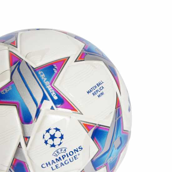 Adidas Champions League Mini Football 2023 2024 UCL 2023-24 White/Silver Футболни топки