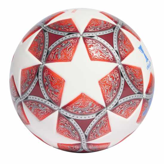 Adidas Womens Uefa Champions League Mini Football 2025 2026 White/Red Adidas Womens Uefa Champions League Mini Football 2025 2026 White/Red
